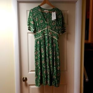 ba&sh dress Green Floral *New With Tags* size  Small